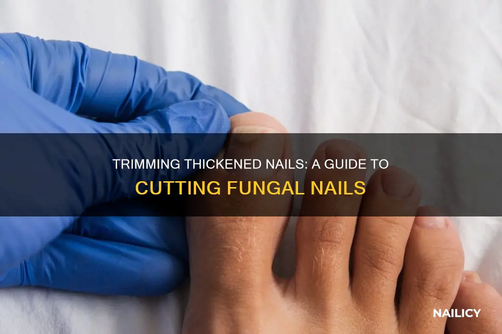 how to cut a fungi nail