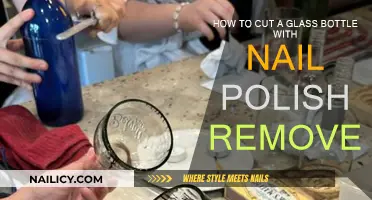 Cutting Glass Bottles: A Nail Polish Remover Hack
