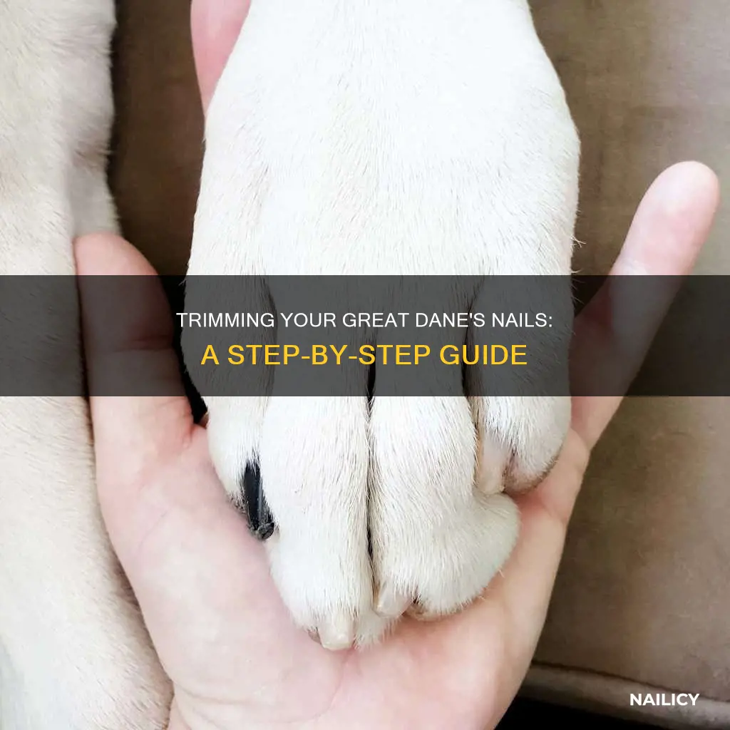 how to cut a great dane