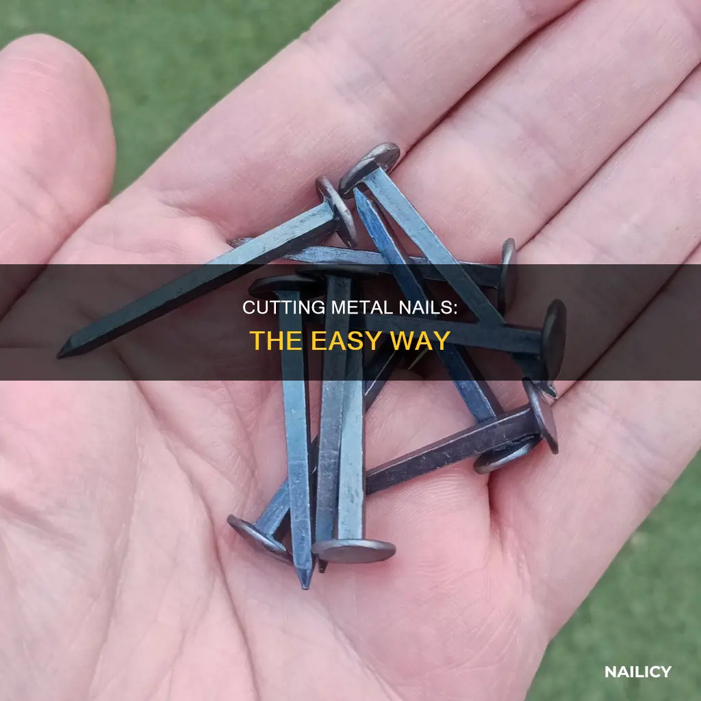 how to cut a nail metal