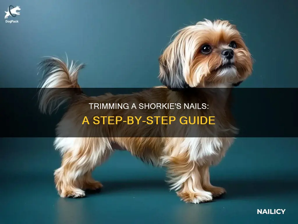 how to cut a shorkies nails