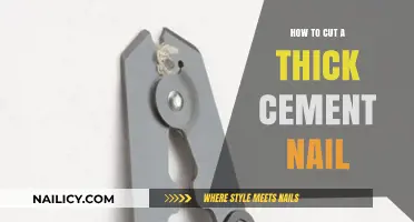Cutting Thick Cement Nails: The Easy Way