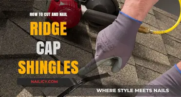 Nailing Ridge Cap Shingles: A Step-by-Step Guide