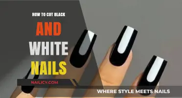 The Perfect Manicure: Black and White Nails