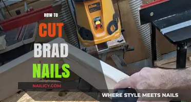 Cutting Brad Nails: The Right Way