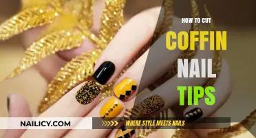 Coffin Nail Tips: Cutting and Shaping for Beginners