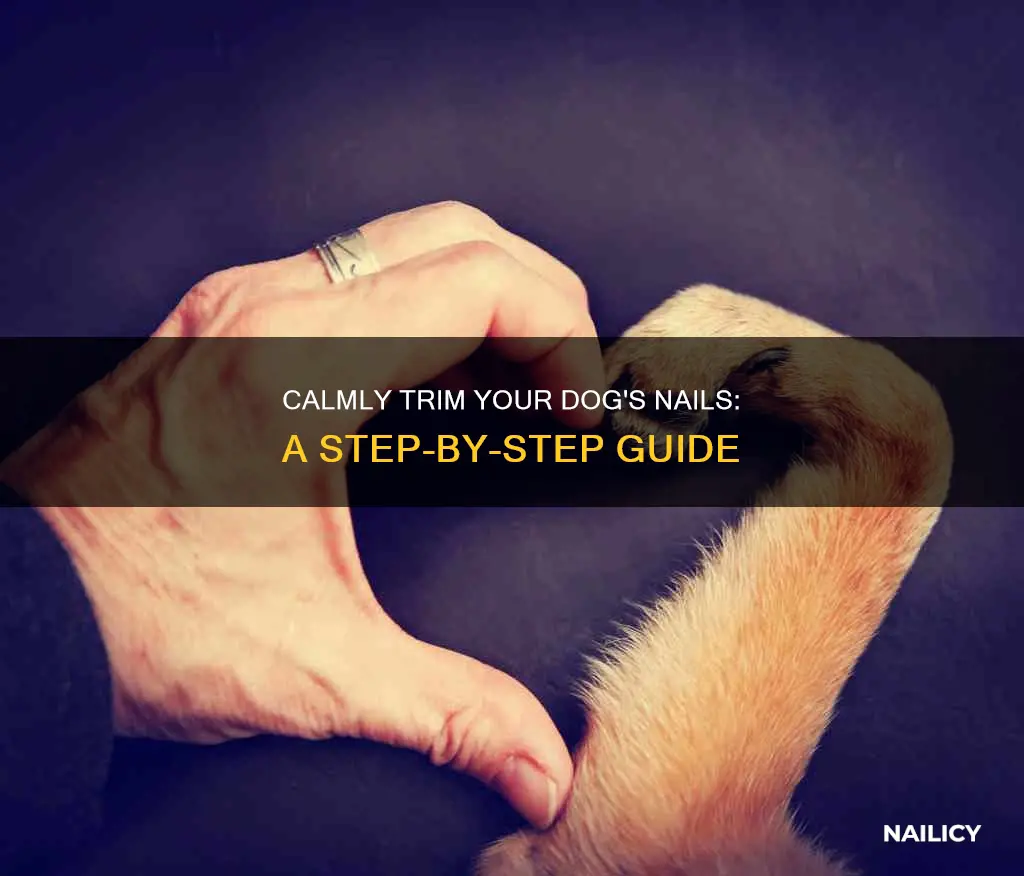 how to cut dog