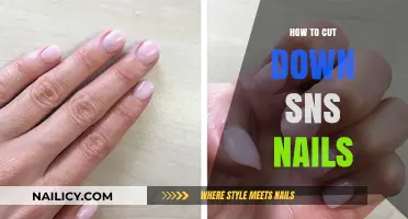 Trimming SNS Nails: A Step-by-Step Guide