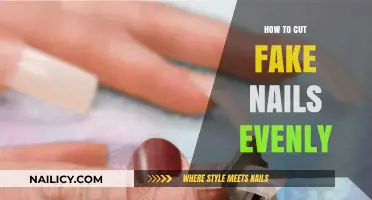 Trim Fake Nails: Evenly and Perfectly