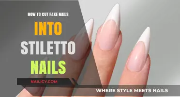 Creating Stiletto Nails: Trimming Fake Nails Like a Pro