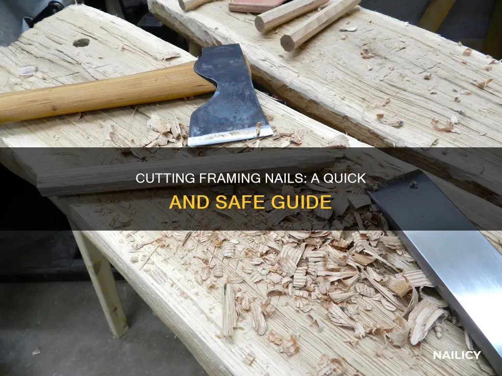 how to cut framing nails