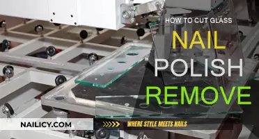 Cutting Glass: Using Nail Polish Remover Safely