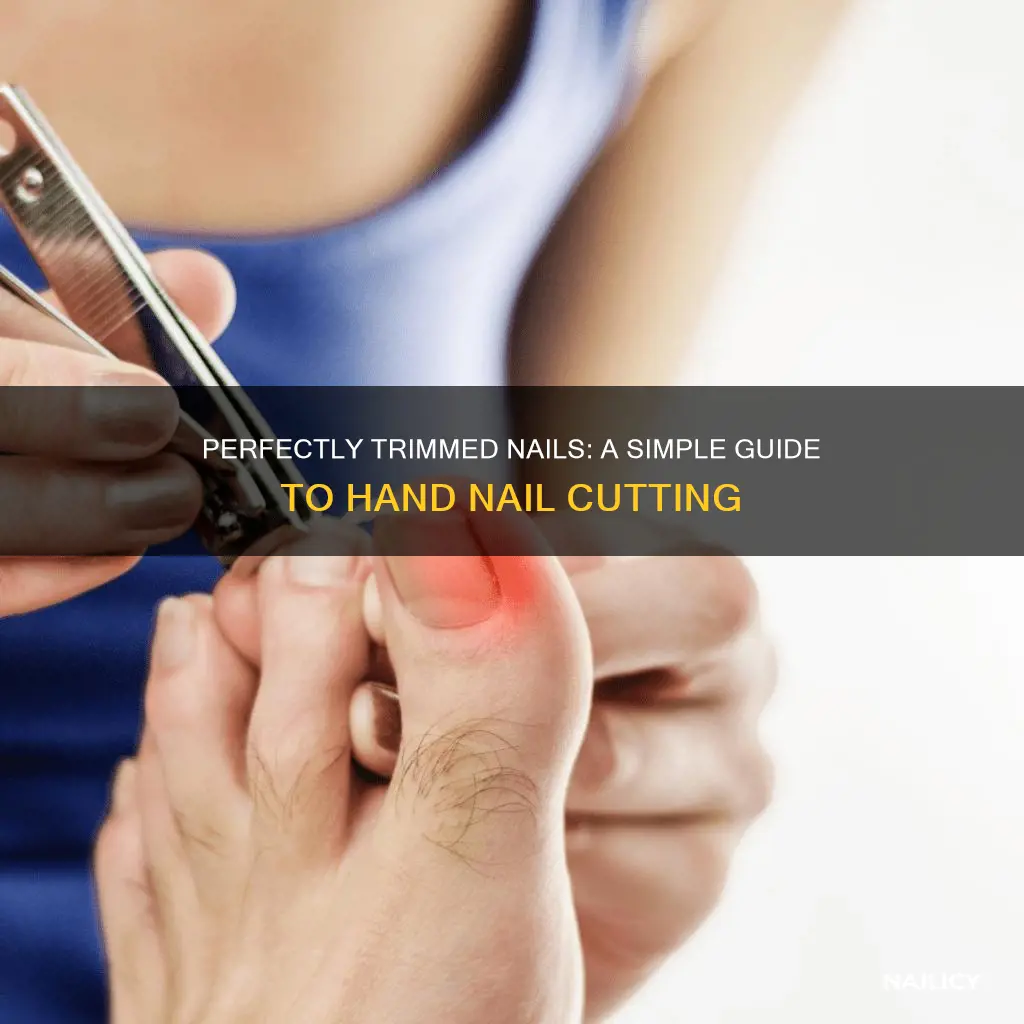 how to cut hand nails