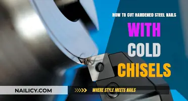 Cutting Hardened Steel Nails: Cold Chisels Technique