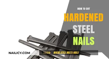 Cutting Hardened Steel Nails: The Best Techniques and Tools