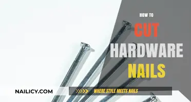 Cutting Hardware Nails: The Right Way