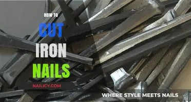 Cutting Iron Nails: The Right Way