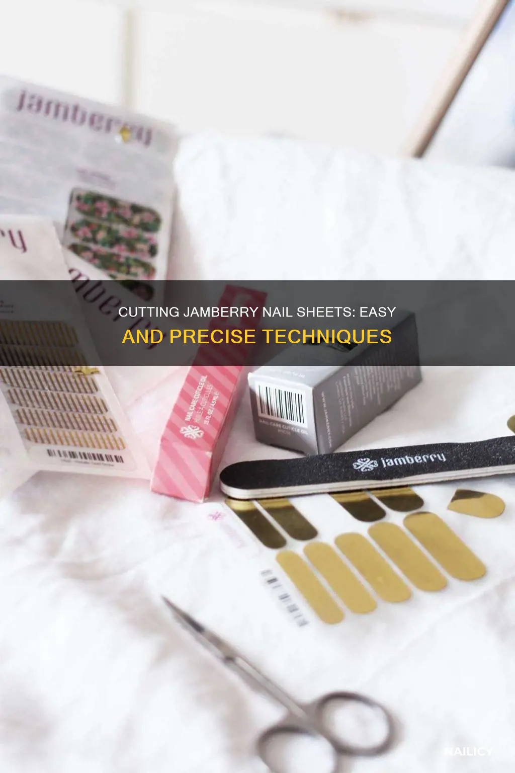 how to cut jamberry nail sheets