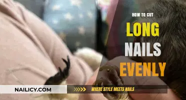Evenly Trimmed Nails: Achieving Symmetry with Long Nails