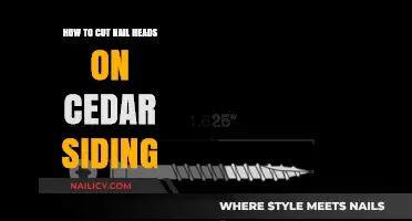 Trimming Nail Heads on Cedar Siding Like a Pro