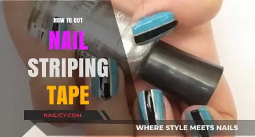 Cutting Nail Striping Tape: Easy Techniques for Perfect Lines