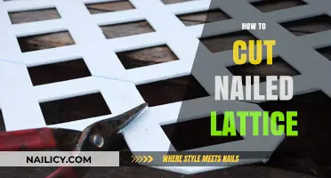Cutting Nailed Lattice: A Step-by-Step Guide
