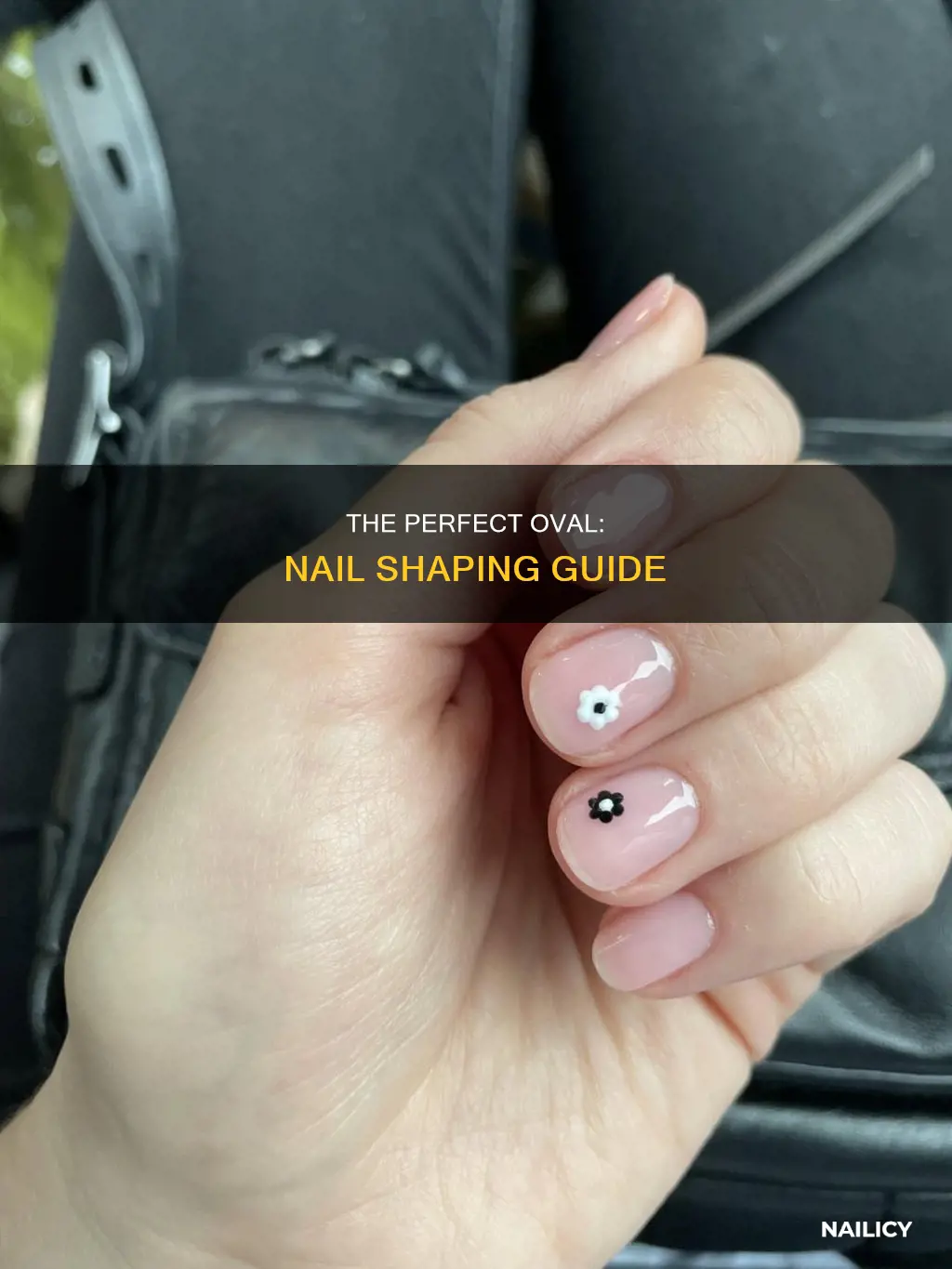 how to cut nails in oval shape