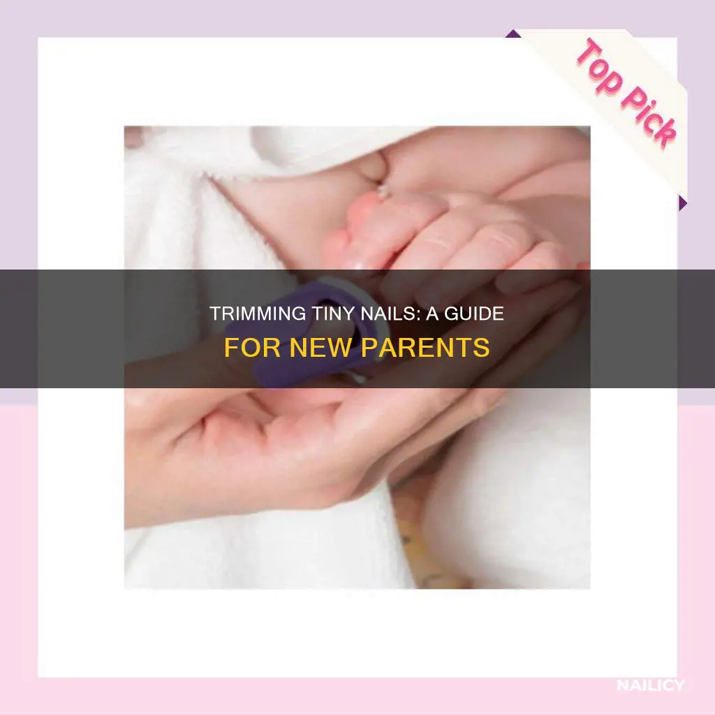 how to cut nails of 2 month old baby