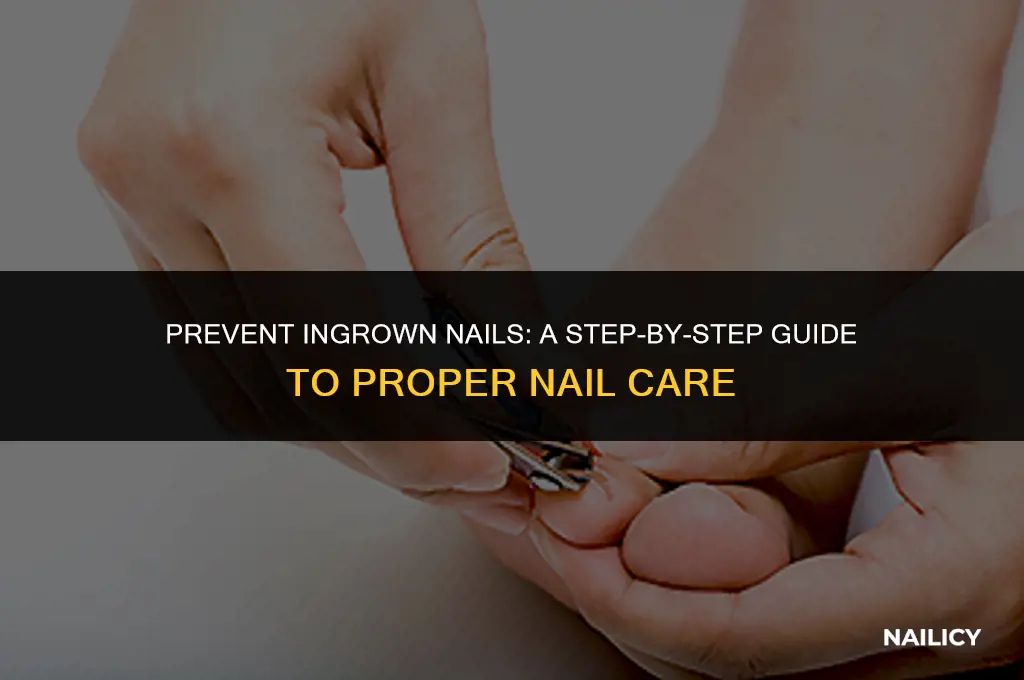 how to cut nails so they don t get ingrown