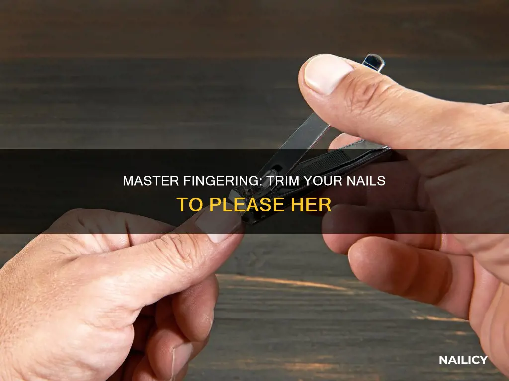 how to cut nails to finger a girl