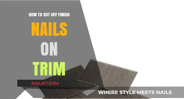 Trimming Finish Nails: A Quick and Easy Guide