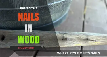 Removing Old Nails: Cutting Nails in Wood
