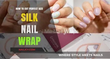 Perfect Silk Nail Wrap: Cut with Precision