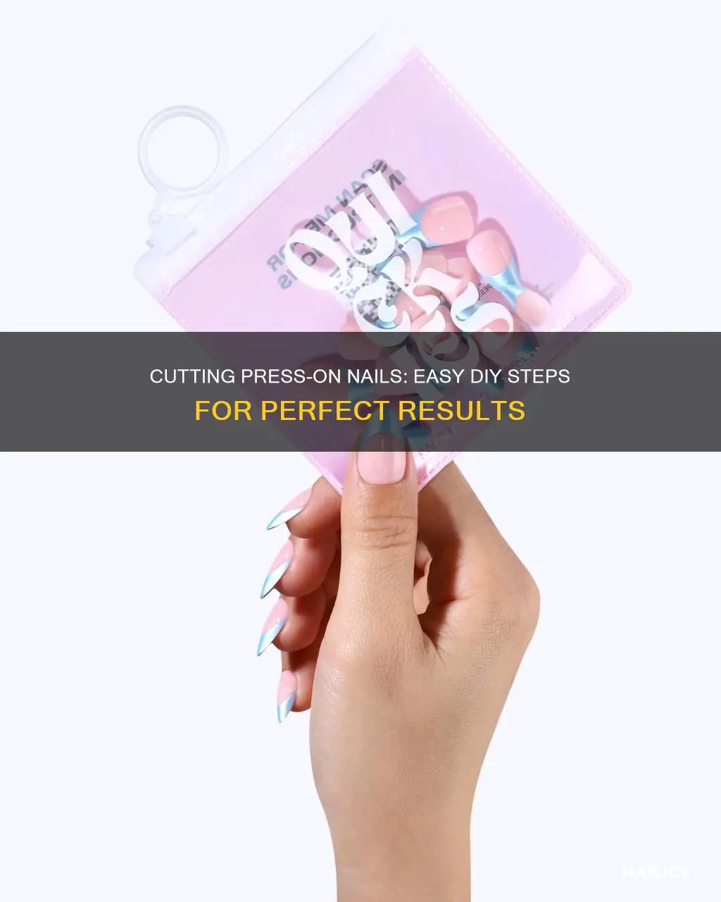 how to cut press on nails
