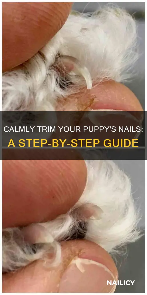 Curated visual reference: Picture Idea: Calmly Trim Your Puppy S Nails A Step By Step