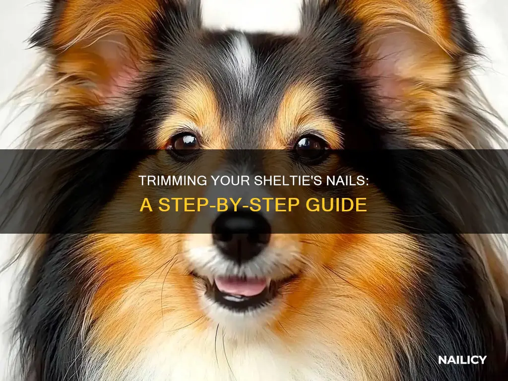 how to cut sheltie nails