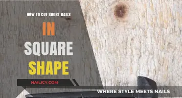 Square Nails: Cutting and Shaping Your Short Nails