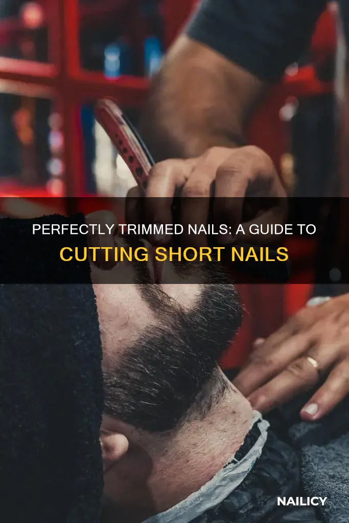 how to cut short nails