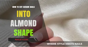Transforming Square Nails to an Almond Shape