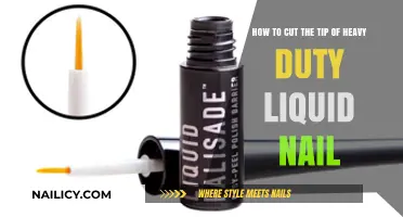 Quickly Cut Tips of Heavy-Duty Liquid Nails