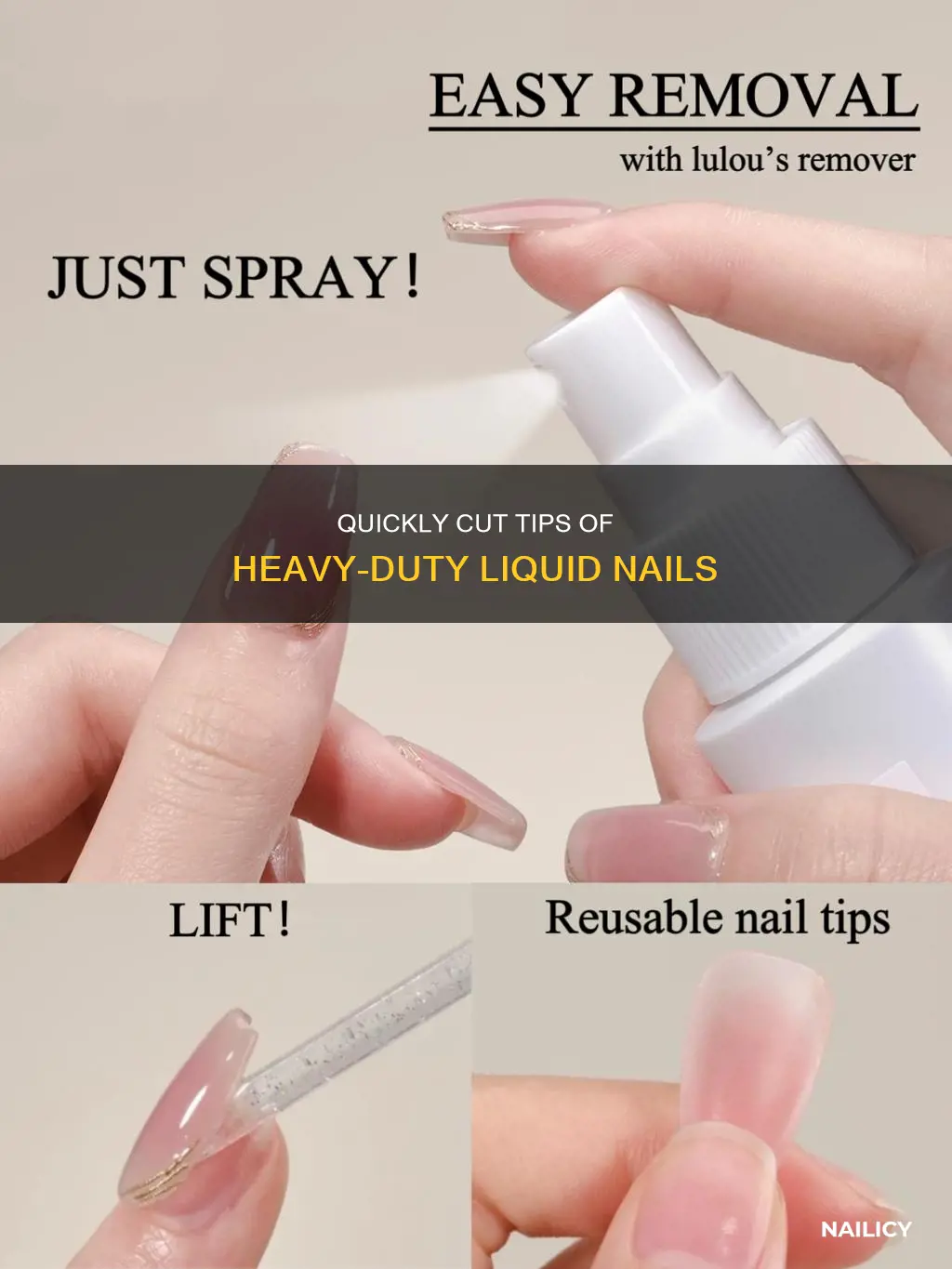 how to cut the tip of heavy duty liquid nail