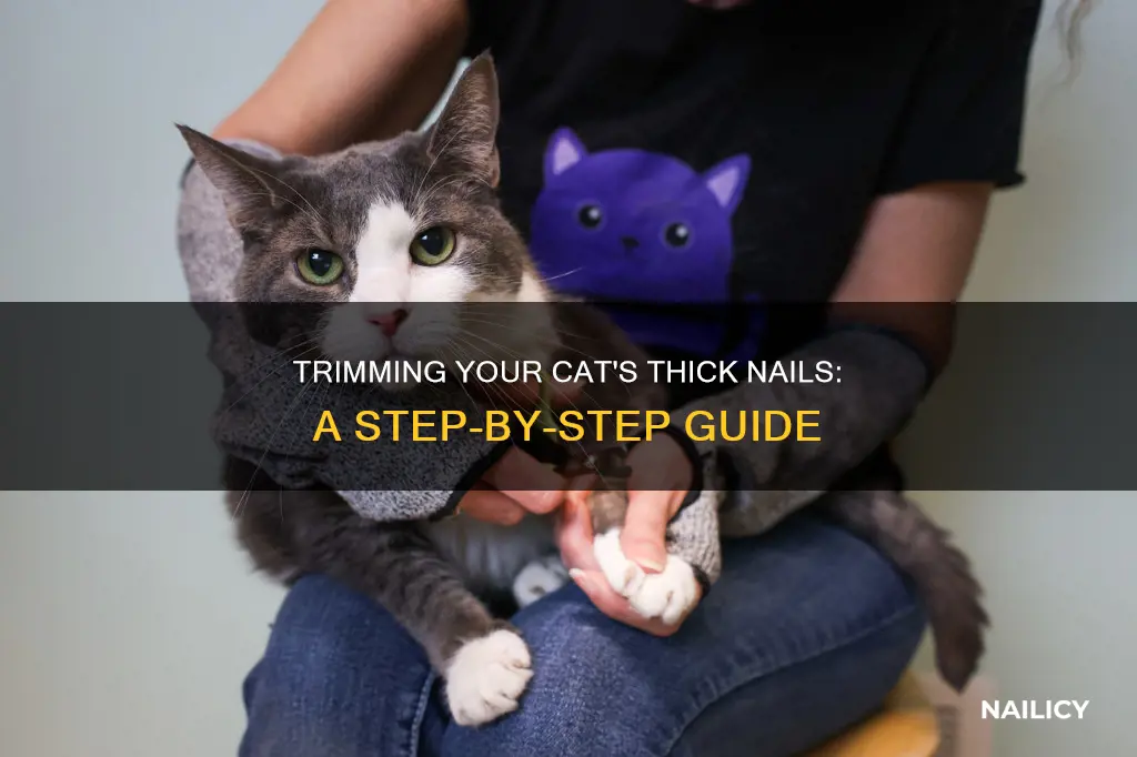 how to cut thick cat nails