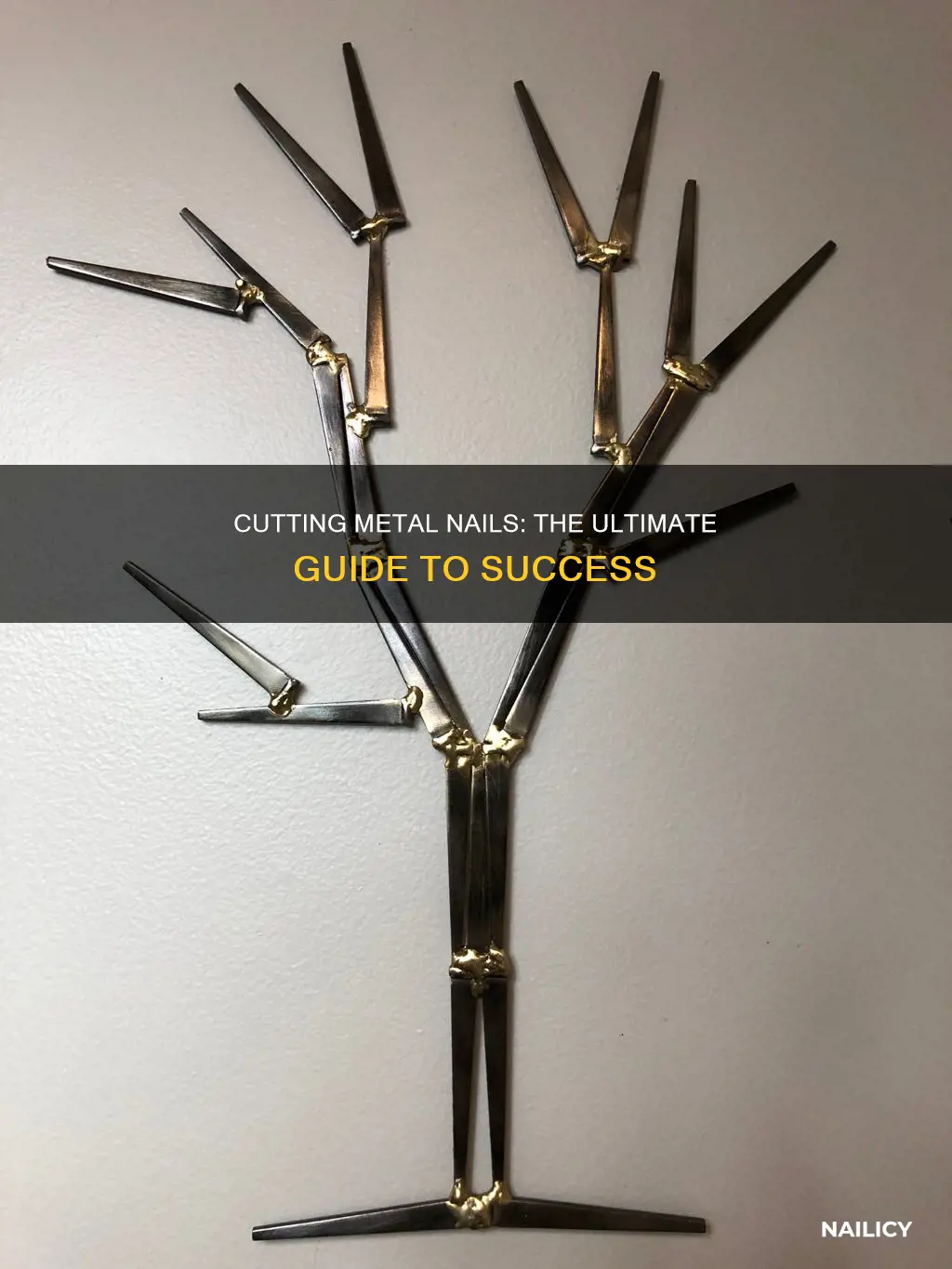 how to cut through a metal nail