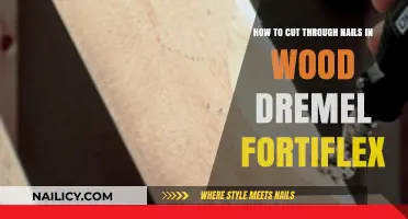 Cutting Nails in Wood: Dremel Fortiflex Guide