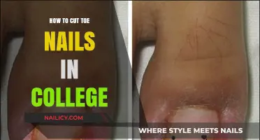 Trimming Toenails: A College Student's Guide