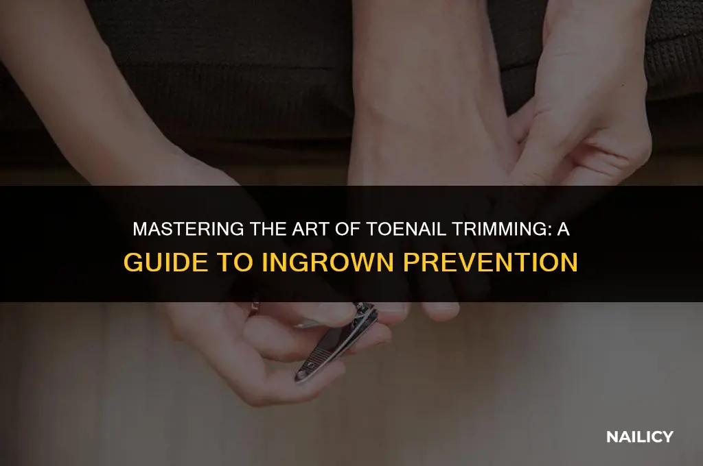 how to cut toe nails to no get ingrowns