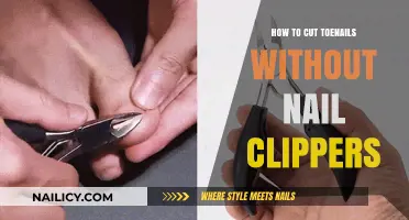 Cutting Toenails: No Clippers, No Problem