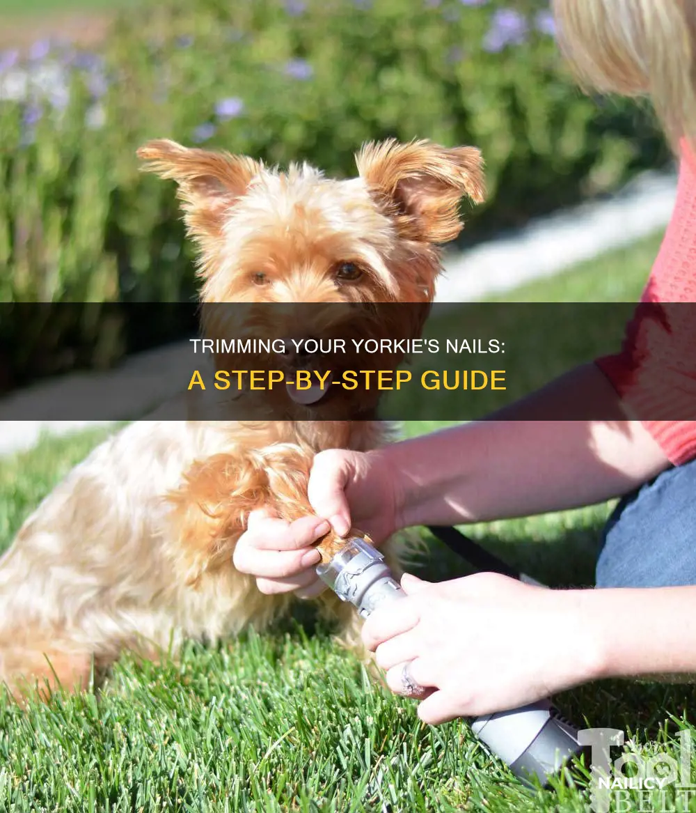 how to cut yorkshire terrier nails