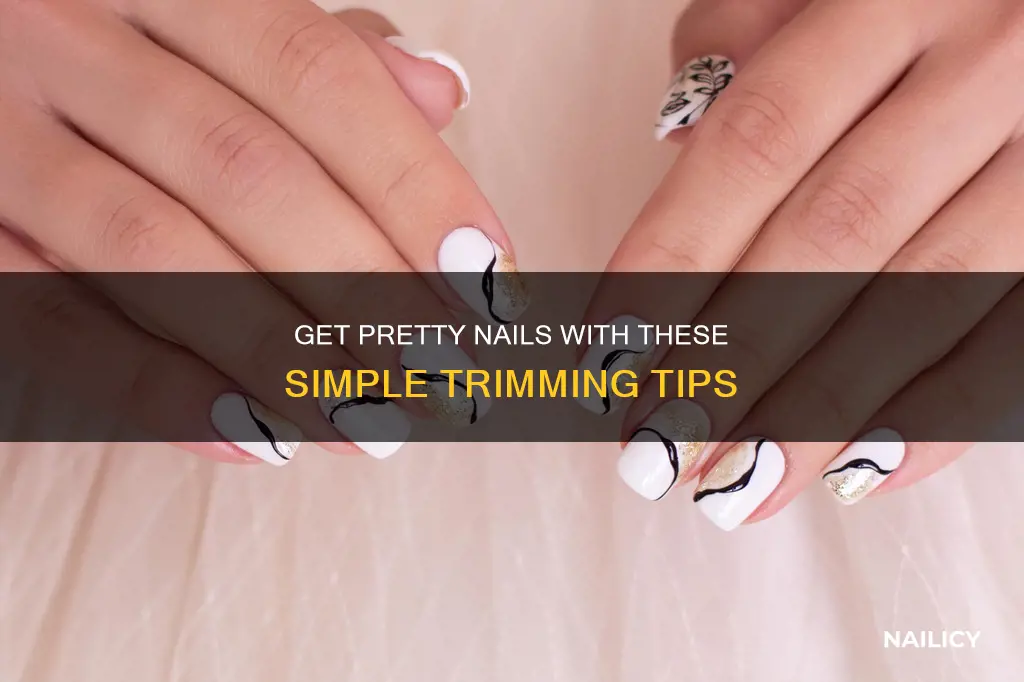how to cut your nails pretty