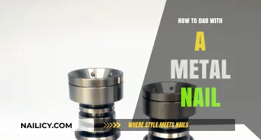 Mastering the Art of Dabbing with a Metal Nail: A Step-by-Step Guide